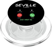 Séville m'appelle et Je Dois partir en Voyage en Espagne PopSockets PopGrip pour MagSafe