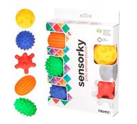 Sevira Kids | Balles sensorielles Montessori - Coffret de 5 dès la naissance - - TU