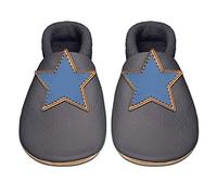 SEVIRA KIDS - Chaussons bébé en cuir souple, ETOILE