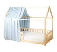 SEVIRA KIDS - Ciel de Lit Cabane en Gaze de Coton Solo Made in France