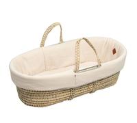 Sevira Kids Couffin bébé avec Matelas Habillage et Drap Housse - Beige Taille Unique Made in France