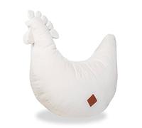 Coussin d'allaitement en velvet poule écru TU
