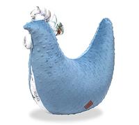 Coussin d'allaitement poule safari denim TU