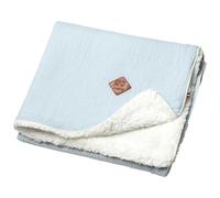 Sevira Kids - Couverture en Gaze de Coton et Sherpa, Jeanne Made in France
