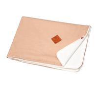 Couverture légère lin lavé pêche 70 x