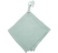 SEVIRA KIDS - Doudou lange attache tétine en gaze de coton, Jeanne Made in France
