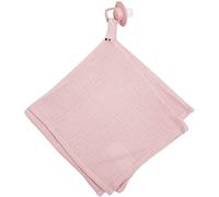 Sevira Kids - Doudou lange attache tétine en gaze de coton, Jeanne Made in France