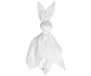 SEVIRA KIDS - Doudou Lapin en gaze de coton, Jeanne - 50 x 50 cm Made in France