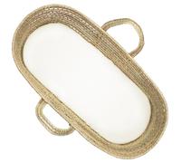 Sevira Kids - Drap Housse couffin Ovale en Gaze de Coton, Jeanne - 70 x 30 cm Made in France