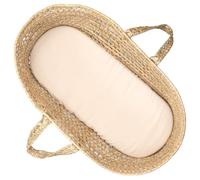 Sevira Kids | Drap Housse couffin Ovale en Gaze de Coton, Jeanne - 70 x 30 cm Made in France