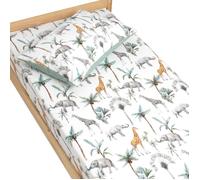 Sevira Kids | Drap-housse en satin de coton Vert de gris 90x190 cm - Vert de gris - 90x190 cm Made in France