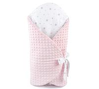 Sevira Kids - Gigoteuse d'emmaillotage évolutive - labellisé Innovation - Etoiles Minky Rose
