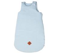 Couverture sans manches en gaze de coton Jeanne bleu 6-18 mois