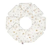 SEVIRA KIDS - Lingettes bébé lavables 8 pièces, Sidonia - 10x10 cm Made in France