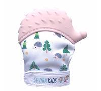 SEVIRA KIDS - Moufle de dentition en silicone alimentaire, Hérisson - Idéale entre 3 et 10 mois, peut être utilisée jusq