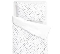 Sevira Kids - Parure de lit en Gaze de Coton réversible, Lovio - 80x120 cm Made in France