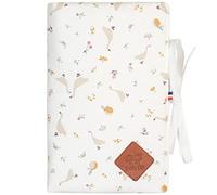 Sevira Kids Protège Carnet De Santé Bébé En Coton Sidonia Sidonia, Beige, Écru, Blanc TU