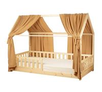 Set double ciel de lit cabane camel