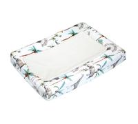 SEVIRA KIDS | Set housse de matelas à langer + tapis de change Safari Multicolore 70 x 50 cm - Multicolore - 70 x 50 cm Mad
