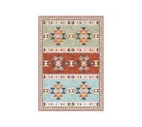 SEVOLY Tapis Chauffant électrique Boho Graphene, Tapis Chauffant au Sol, Chauffage au Sol Radiant Infrarouge, Tapis de Sol Chauffant antidérapant, Tapis d'intérieur Vintage Abstrait,B,100 * 150CM