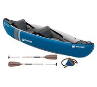 Canoë gonflable 2 places SEVYLOR Adventure - Bleu avec accessoires