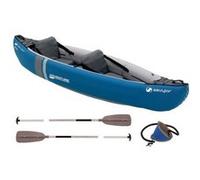 Canoë gonflable 2 places SEVYLOR Adventure - Bleu avec accessoires