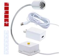 Sew Creative - Lampe LED flexible pour machine à coudre, lumière réglable pour couture, artisanat, matelassage et zones de travail, lumineuse, économe en énergie, facile à placer