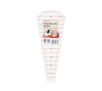 Sew Easy Dresden Pochoir de patchwork - Règle de patchwork 20,3 x 8,9 cm pour patchwork et patchwork, en acrylique transparent antidérapant