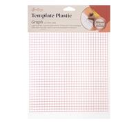 Sew Easy Gabarit en plastique quadrillé - 2 feuilles, 280 x 215 mm, antidérapant, facile à couper pour le matelassage patchwork couture