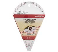 Sew Easy Gabarit Pétale 45° - Quilting & Patchwork Formes pour Applique à Coudre, Acrylique Transparent Antidérapant, Fait des Formes 2,5-12,7 cm