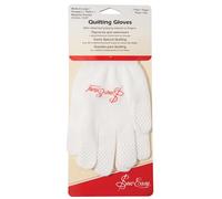 Sew Easy Gants de matelassage - Taille M à L - 23,5 cm - Poignée caoutchoutée - Réduit la fatigue de la main - Coupe élastique - Protection contre les épingles et les aiguilles pour le matelassage et