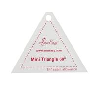 Sew Easy Modèle de patchwork en forme de triangle 60°