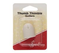 Sew Easy Quilters Dé à coudre en plastique polyéthylène extra résistant pour le matelassage, la couture, les travaux d'aiguille - Blanc