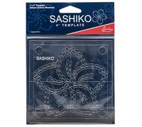 Sew Easy Gabarit à broder Sashiko motif fleur de cerisier 10 x 10 cm