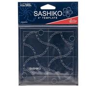 Sew Easy Sashiko Gabarit de broderie 10,2 x 10,2 cm Fondou (poids)