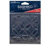 Sew Easy Sashiko Patron de broderie Motif Shippou Sept trésors 10,2 x 10,2 cm