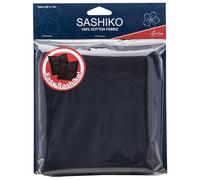 Sew Easy Sashiko Tissu en coton à broder Bleu marine 1 x 1,42 m