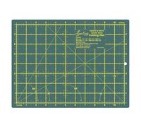 Sew Easy Tapis de découpe - 30 x 20 cm - Auto-cicatrisant - Double face - Impérial et métrique - Pour matelassage, couture, patchwork - Vert