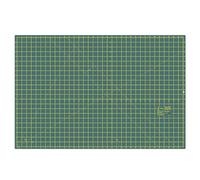 Sew Easy Tapis de découpe - 90 x 60 cm - Auto-cicatrisant - Double face - Impérial et métrique - Pour matelassage, couture, patchwork - Vert