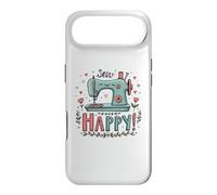 Sew Happy Sewing Love Cute Crafting Humour Coque pour iPhone Air