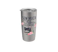 Sew Much Fabric So Little Time Couture Lover Design Gobelet isotherme en acier inoxydable double paroi