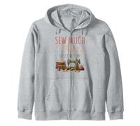 Sew Much Fabric So Little Time Couture Lover Design Sweat à Capuche