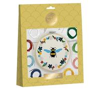 Sew & So On Kit de broderie abeille de qualité supérieure, fils colorés pour créer de superbes designs, pour adultes, débutants ou expérimentés pour les travaux manuels, comprend tous les accessoires
