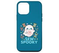 Sew Spooky Cute Ghost Sewing Costume Halloween Craft Design Coque pour iPhone 12 Mini
