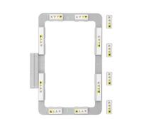 Sew Tech Cerceau à broder magnétique pour Brother Innov-ís NQ1700E NQ1600E NV880E NV800E Stellaire XJ1 XE1 Dream Machine XV8550D Luminaire XP2 XP3 V3LE Quattro 6000D NQ3600D Babylock (15,2 x 25,4 cm