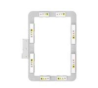 Sew Tech Cerceau à broder magnétique pour Husqvarna Viking Designer Epic 2 Ruby 90 Epic Brilliance 80 Topaze 50 Diamond Deluxe Royale Designer Ruby Creative Machine, 24,9 x 15,2 cm