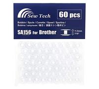Sew Tech SA156 Bobines pour Brother XM2701 CS6000i CS7000i GX37 XR3774 CS5055PRW XR9550PRW HC1850 CS8800PRW PE800 SE600 NQ1600E Machine à coudre de matelassage etc. Plastique Classe 15