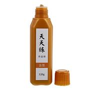 SEWACC 1 Flacon D'Encre De Liquide Encre De Chine Pour La Peinture D'Œuvres D'Art Traditionnelles Chinoises (Doré)