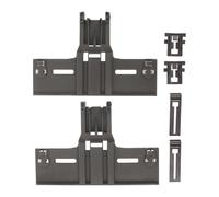 SEWACC 1 jeu de roulettes pour panier de lave-vaisselle - Réparation de roulettes pour panier supérieur de lave-vaisselle - Pièces de rechange pour l'ensemble de en plastique, pour un entretien