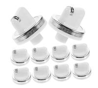 SEWACC 10 Boutons de Réglage Blanc pour Chaudière Gaz, Plastique Solide, Lot de 10pcs, Remplacement du Bouton du Chauffe-eau Chauffage Gaz
